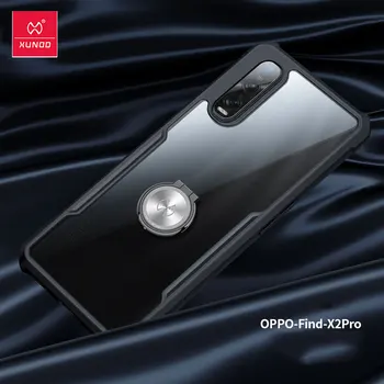 

For OPPO Find X2 Case Xundd Shookproof Airbag Bumper Ring Holder Back Cover Transparent Shell for OPPO Find X2 Pro Case Coque