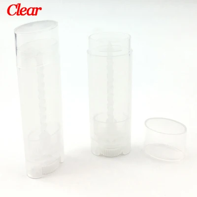 100pcs Clear 100 шт пустые 4,5 г/0,15 унций разноцветные тюбики бальзам для губ тюбики контейнеры для губной помады DIY косметические тюбики овальная плоская бутылка - Цвет: 100pcs Clear