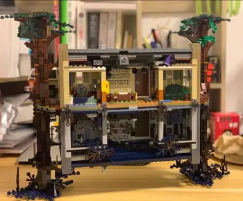 

in stock 2499pcs lepines Stranger Things Turning the World Upside Down Building Blocks Bricks Set Children Toys gift