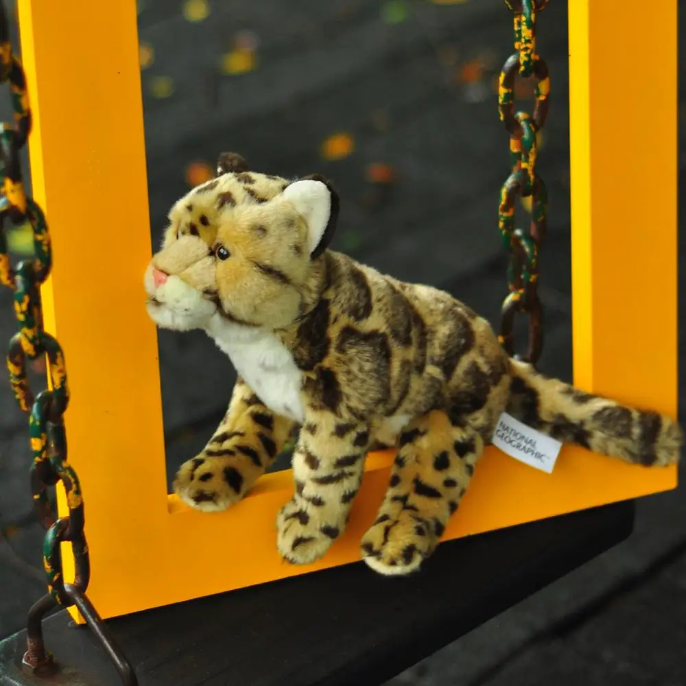 National Geographic Clouded leopard kawaii мягкие плюшевые животные игрушки для мальчиков и девочек