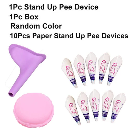 10Pcs Women Female Portable Disposable Urinal Standing Pee Urination Paper HGBJ 