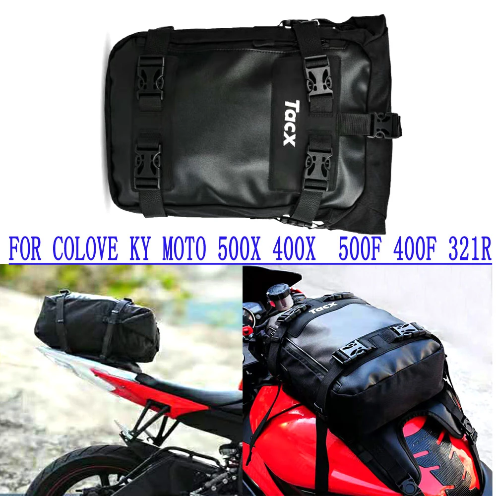 Bolsa impermeable para motocicleta, maleta con tanque de para Colove KY MOTO 500X 400X 500F 400F 321R, 500X|Cubiertas y molduras ornamentales| - AliExpress