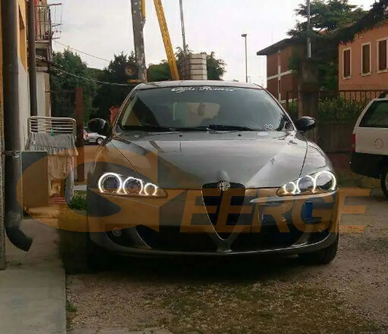 Для Alfa Romeo 147 2005 2006 2007 2008 2009 2010 Отлично 6 шт. ультра яркие CCFL ангельские глазки Halo