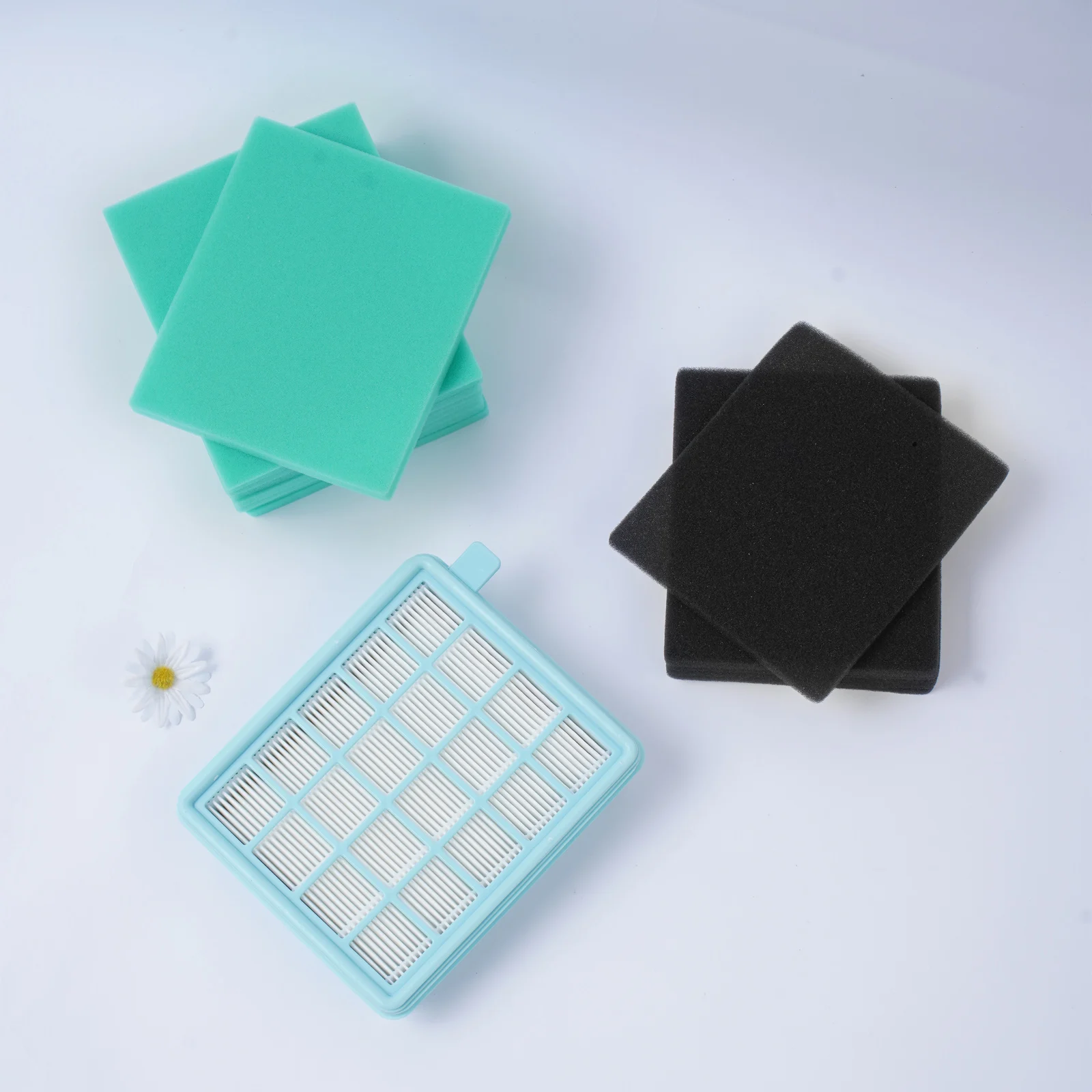 

Vacuum Cleaner Parts HEPA Filters Foam Filter Set Replacement for Inlet Air Outlet Filter Cotton Accessories