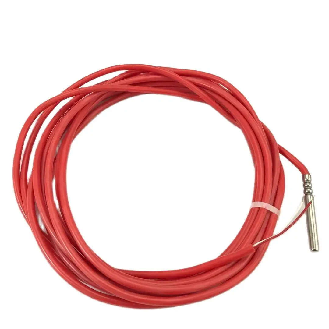 5 meters Stock 2 Wire PT1000 Temperature Sensor Thermistor Silicone Gel Coated Probe 50mm*6mm -50-180 centigrade RTDs | Инструменты