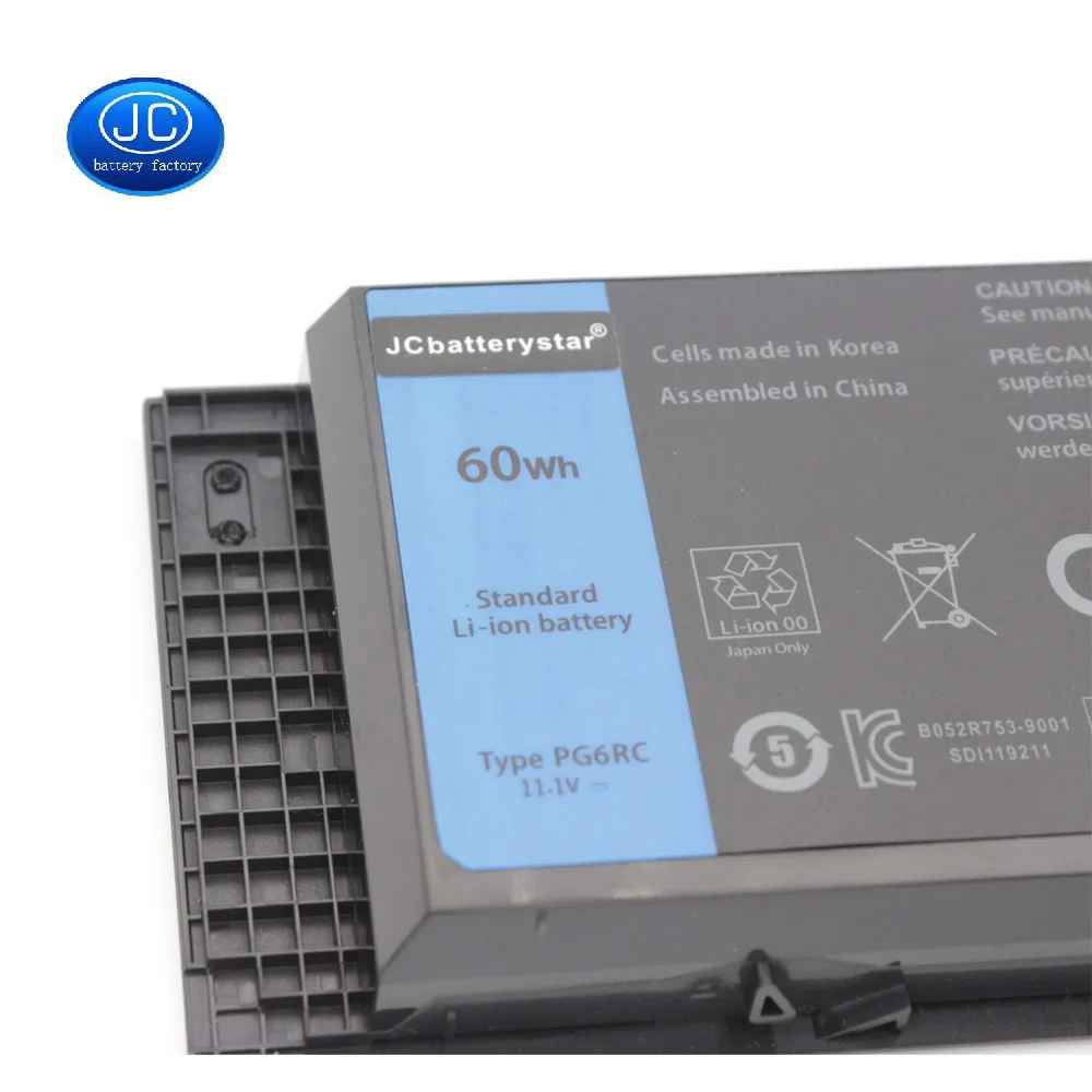 Новый оригинальный аккумулятор JC T3NT1 M6600 для ноутбука DELL Precision M6700 M6800 M4800 M4600 M4700 FJJ4W