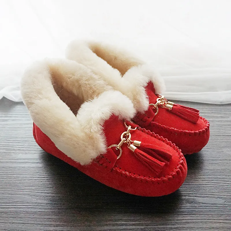 Женские зимние ботинки на натуральном меху; Повседневная зимняя обувь; удобная женская обувь из натуральной кожи на плоской подошве; теплая шерстяная обувь; женские ботильоны; обувь