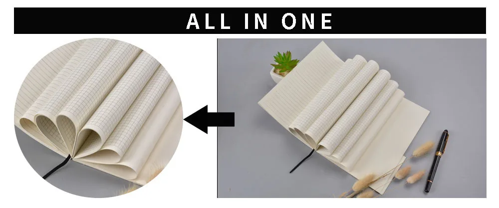 caderno de papel com diário refil para tamanho cubo