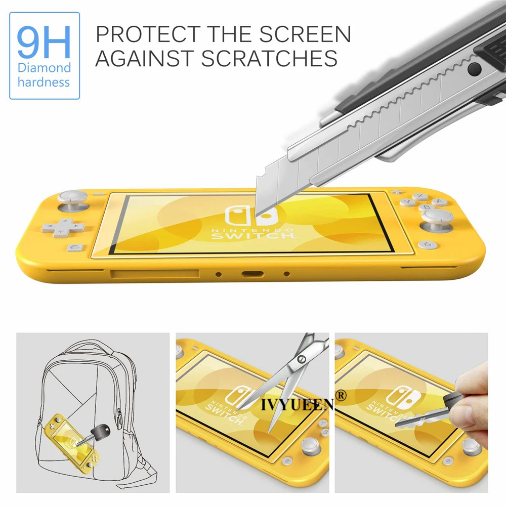 for Nintend switch lite mini Screen Protector Tempered Glass 7