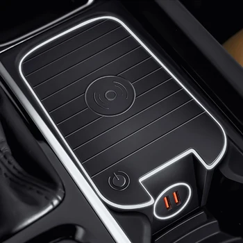 

Wireless Charging Phone Panel Cover For Volvo XC90 2017 2018 Car Wireless Charging Charger Pad Holder For Volvo XC90 2019 2020