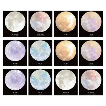 

60Pcs Sticker Pads Creative Funny Beautiful Lovely Study Supply Striped Sticky Notepads for Students