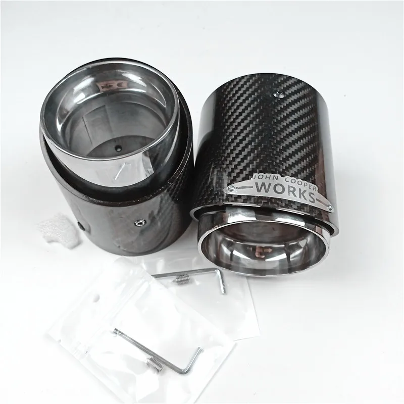 1 шт. новые оригинальные MINI COOPER F54 F55 F56 F57 F60 выхлопной кончики труб Хром Пара R55 R56 R57 R58 R59 R60 R61