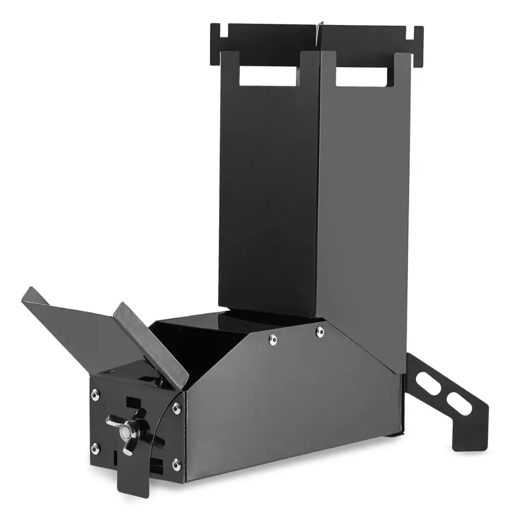 Lixada титановое покрытие из нержавеющей стали ракетная плита Складная дровяная