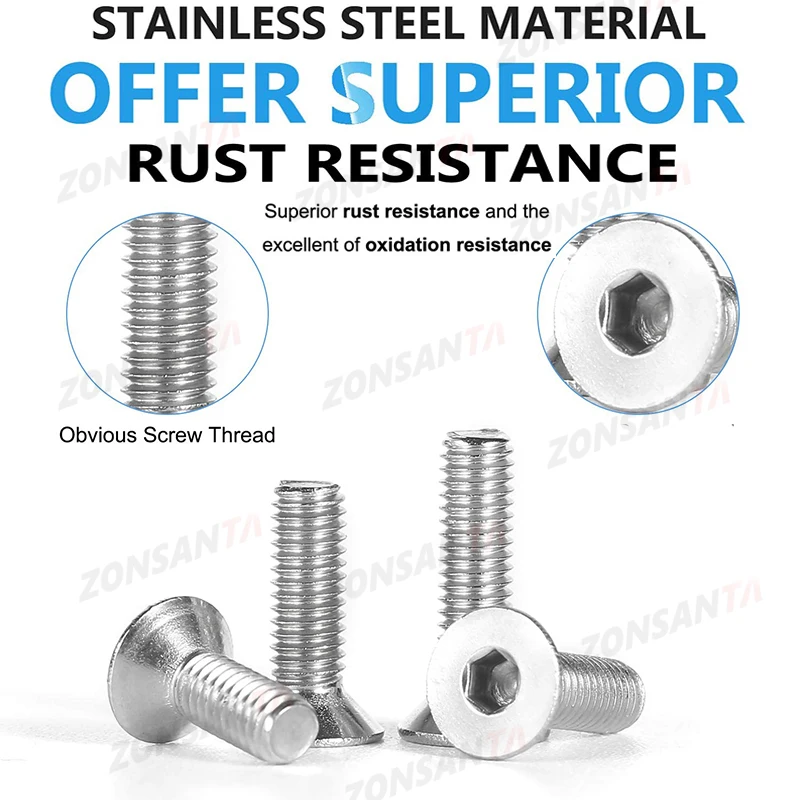 Countersunk head screw box 8