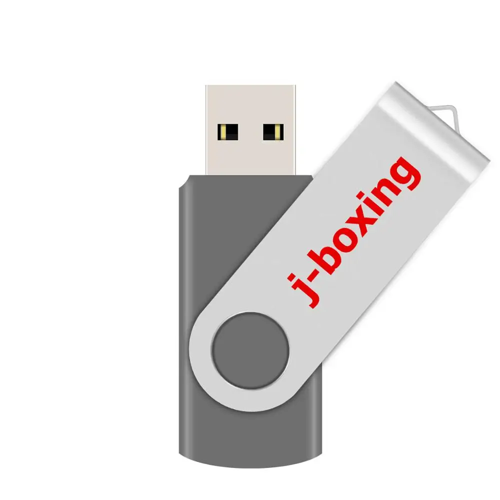 J-боксерский флеш-накопитель, металлический USB флеш-накопитель, 64 ГБ, 32 ГБ, 16 ГБ, 8 ГБ, 4 Гб, флеш-диск, USB карта памяти, USB накопитель, устройство для компьютера - Цвет: Gray