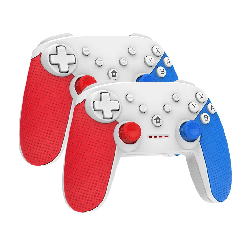 2Pcs Mandarin White Для nintendo Switch Pro Dual Shock беспроводной контроллер геймпад джойстик для ПК Android игровая ручка пульт дистанционного управления джойстик - Цвет: 2Pcs Mandarin White