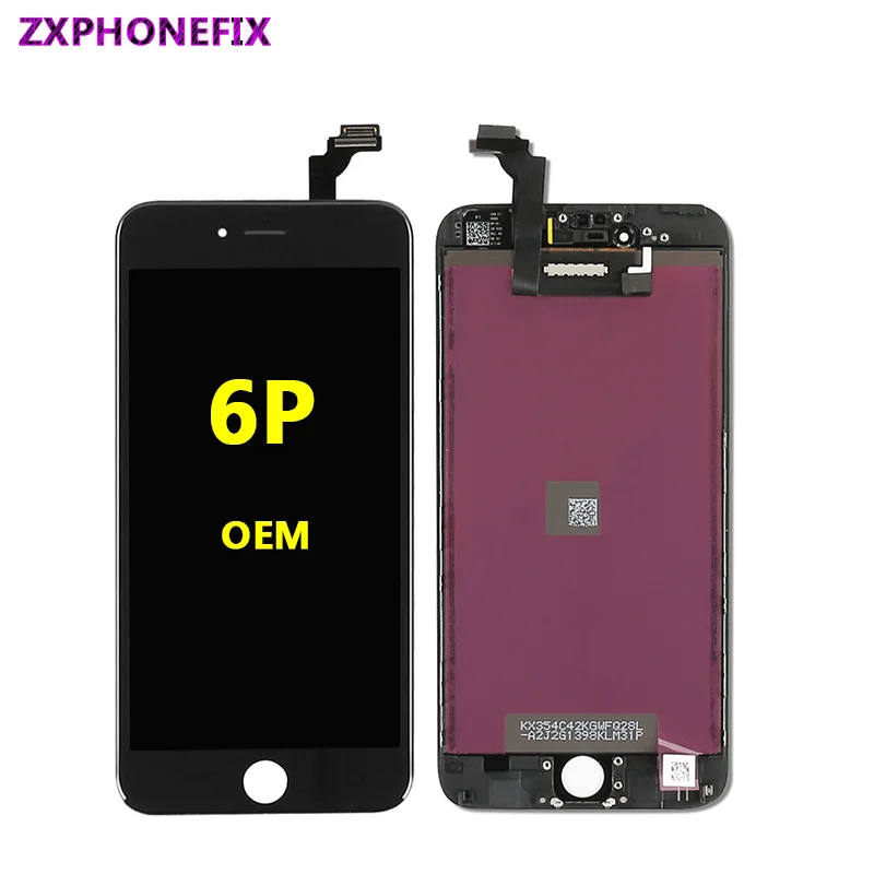 

For iPhone 6P Premium OEM LCD Screen and Assembly Replacement Glass Touch Digitizer Display Black&White color