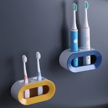 

Wall Mount Electric Tooth Brush Holder Toothbrush Rack Hanger Stand With Charging Hole Bathroom Organizer Accessories Drop Ship
