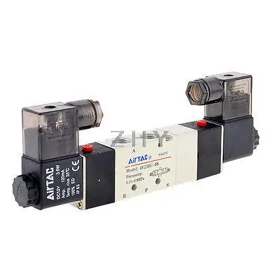 

DC 12V 48mA 5 Way 2 Position Double Air Solenoid Valve 4V230C-08