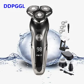 

DDPGGL 6 In 1 Men Electric Shaver Nose Trimmer Rechargeable Electric Razor Shaving Machine Beard Trimmer Face Cleaning Brush