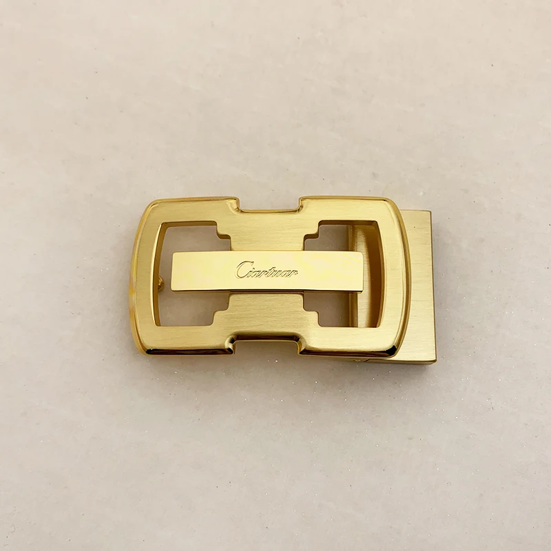 ciartuar new fashion designer men high quality for suit solid brass copper width 3.4 cm gold sliver buckle free shipping