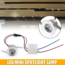 1pc 1W/3W LED Mini Spotlight Lamp Recessed Ceiling Mounted Downlight Ceiling Light Practical Mayitr