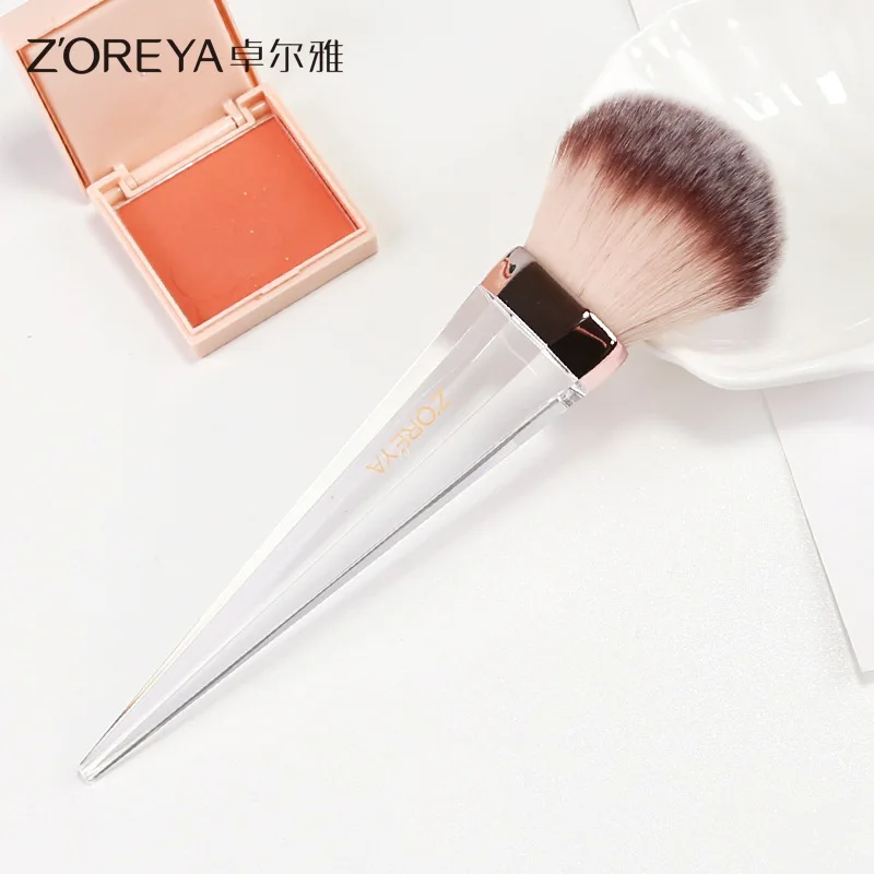 ZOREYA High End мода изысканный хрусталь Ручка Портативный Румяна Кисть Макияж для начинающих кисть щеки румяна кисть - Handle Color: Z420