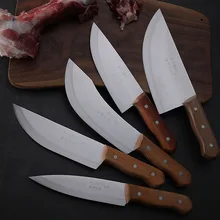 Нож из нержавеющей стали для обвалки свиней и овец, кованый нож для убоя, нож для резки мяса, специальный нож для уничтожения