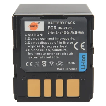 

DSTE Replacement for BN-VF733 Battery Compatible Jvc GZ-MG40 47 50 500 505 GR-D270 271 275 290 293 295 320 396 450 570 GR-DF470