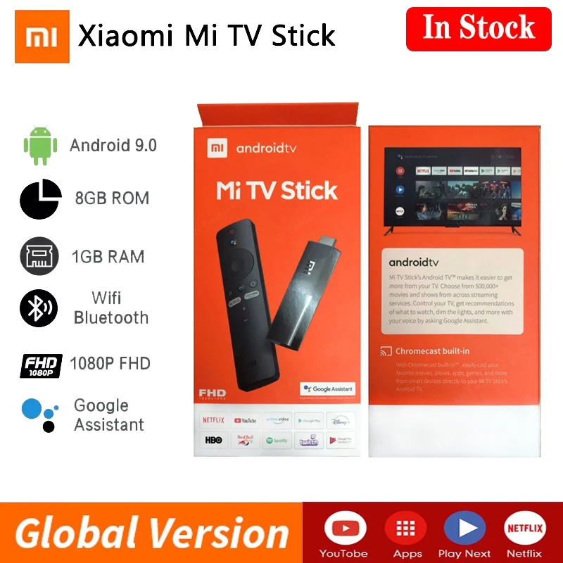 ТВ-приставка Xiaomi Mi Android TV 9 0 четырехъядерный процессор 1 ГБ 8 1080P декодирование