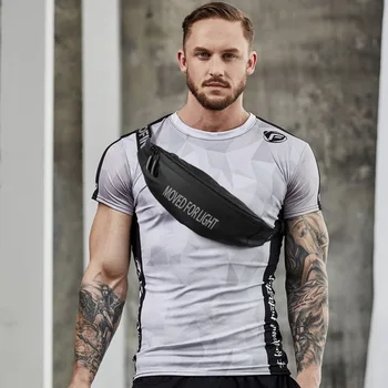 

Unsex Fanny Pack Black Waterproof Money Belt Bag Men Women Sports Travel Wallet Belt Male Waist Bags Case for Phone