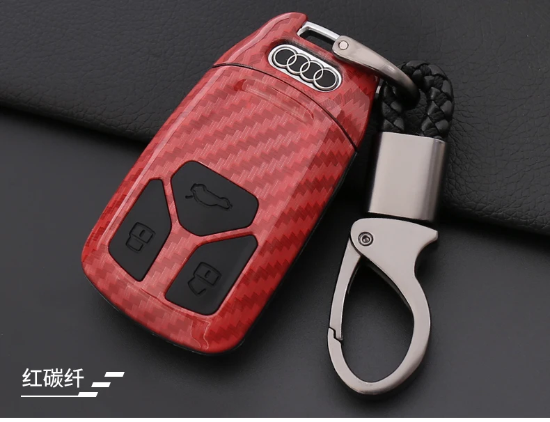 Подходит для Audi key case, предназначенного для нового A4L Q7 A5 TT, интеллектуальный пульт дистанционного управления, автомобильный набор ключей, Пряжка раковина