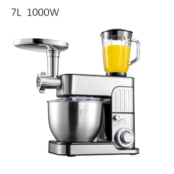 

1000W 7L 6-speed Kitchen Chef Electric Food Stand Egg Whisk Dough Cream Mixer Blender Machine Juicer Meat Grinder Mincer