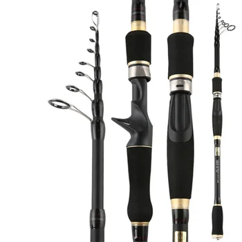 

1pc 1.8m/2.1m/2.4m/2.7m/3.0m/3.6m Hard Quantity Carbon Adjustable Spinning Fishing Rod Spinning Rod Casting Rod Fishing Tackle