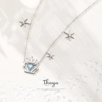 

Fairy Tale Series Thaya Original Design s925 Sterling Silver Necklace Snow Queen Necklace Pendants For Women Silver Fine Jewelry