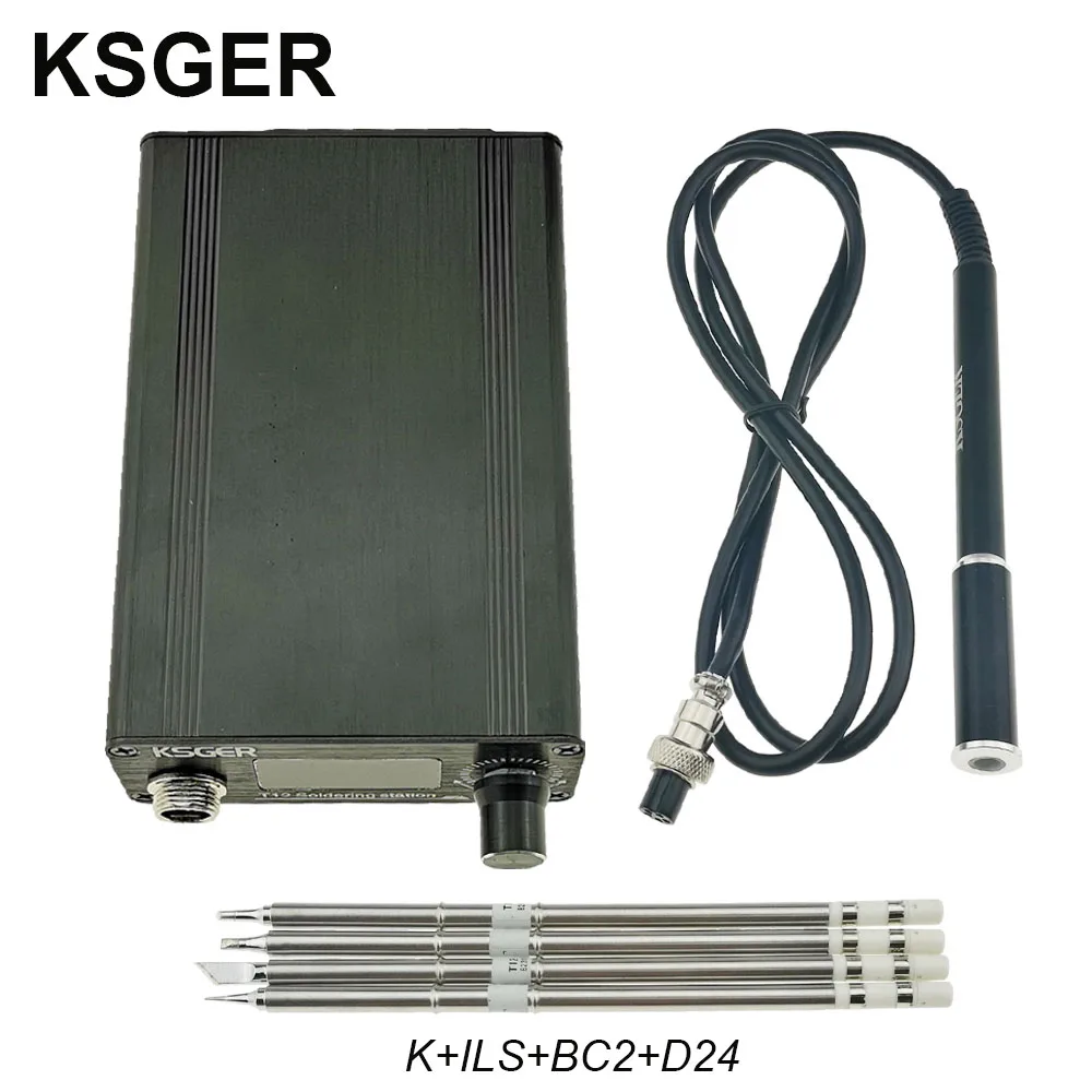 Sets 5 KSGER T12 паяльная станция ПАЯЛЬНЫЕ НАКОНЕЧНИКИ STM32 OLED DIY наборы 907 ручка из алюминиевого сплава FX9501 электрические инструменты Сварка постоянного тока переменного тока - Цвет: Sets 5