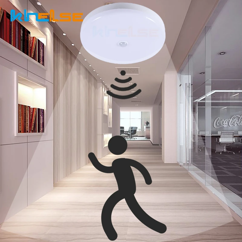 

Simple Smart Motion Sensor Ceiling Light 5W 7W 9W12W 18W LED PIR Sensor Night Light Stair Hallway Bedroom Aisle Home Decor
