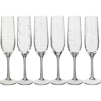 

A set of champagne glasses of 6 PCs. "eements"/Viola mix 190 ml.