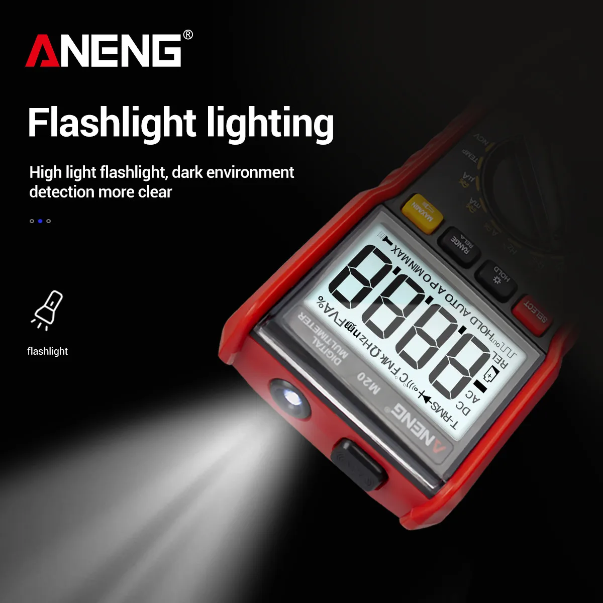 ANENG M20 Digital Multimeter 6000 counts tester esr meter multimetro analogico digital profissional With Backlight AC/DC Ammeter