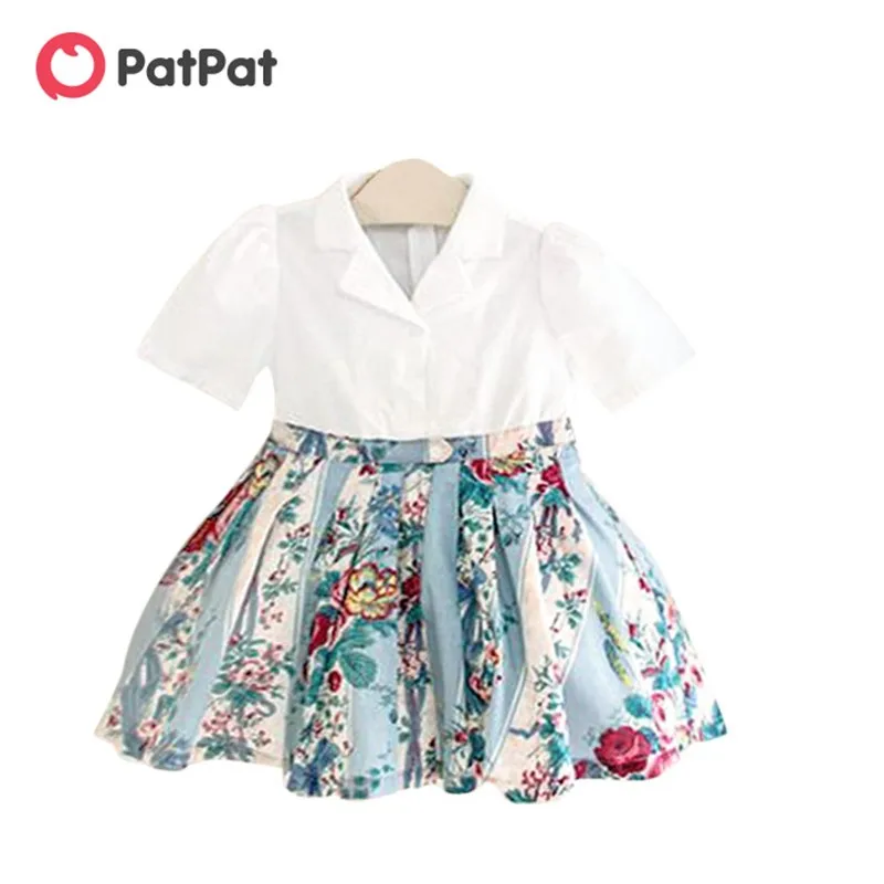 Детская одежда PatPat платье для девочек кардиган с короткими рукавами и
