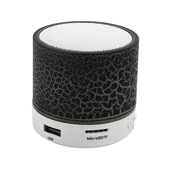black Мини Bluetooth светодиодный портативный динамик s беспроводной динамик с TF микрофоном Blutooth музыка для телефона Xiaomi HUAWEI - Цвет: black