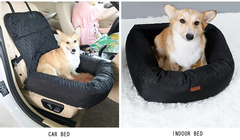 Multifunction Dog bed Cat Carrier Car Seat Beds Sofa Kitten Puppy Dog house Thickened large size Dog mat 60cm