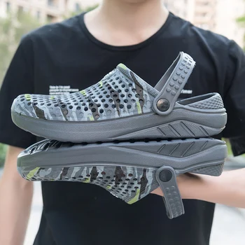 

2020 Summer Fashion Breathable Sandal Soft Lightweight Beach Casual Comfortable Men Anti-slip Sandals Man Outdoor Beach Shoes