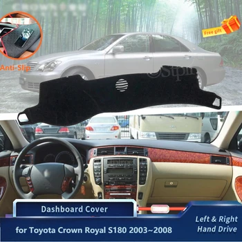 

for Toyota Crown Royal S180 2003~2008 Anti-Slip Mat Dashboard Cover Pad Sunshade Dashmat Carpet Accessories 2004 2005 2006 2007