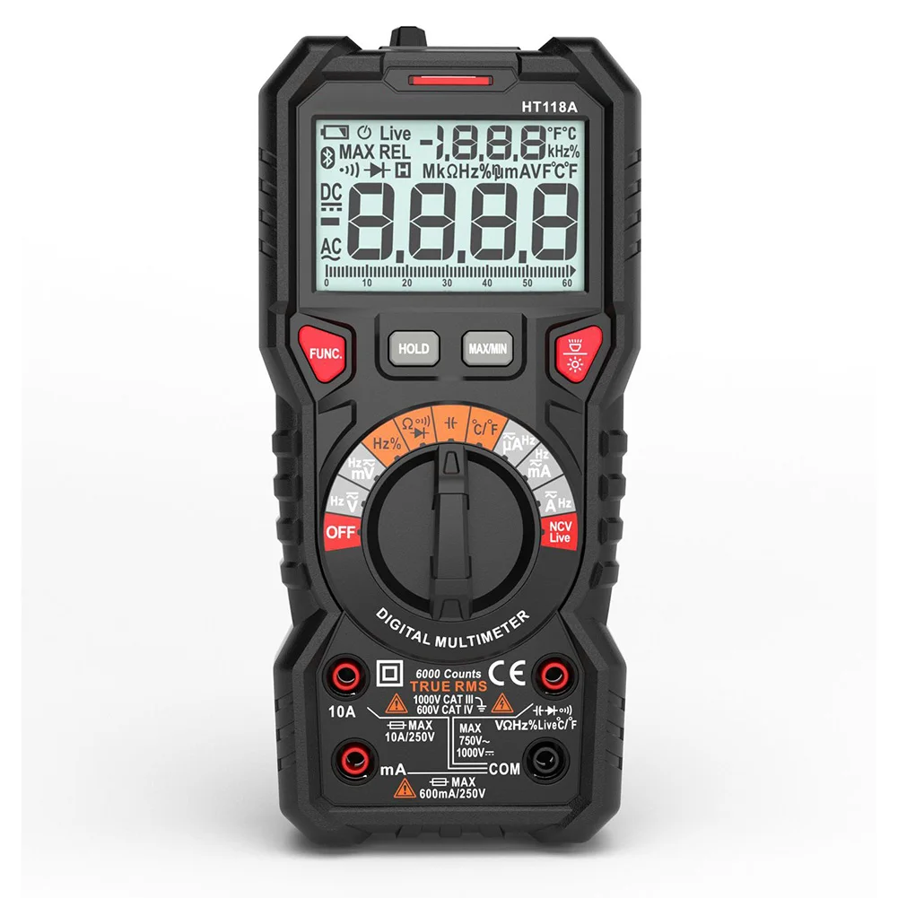 

Digital Multimeter LCD Screen Display Voltage Resistance Tool with Backlight EM88