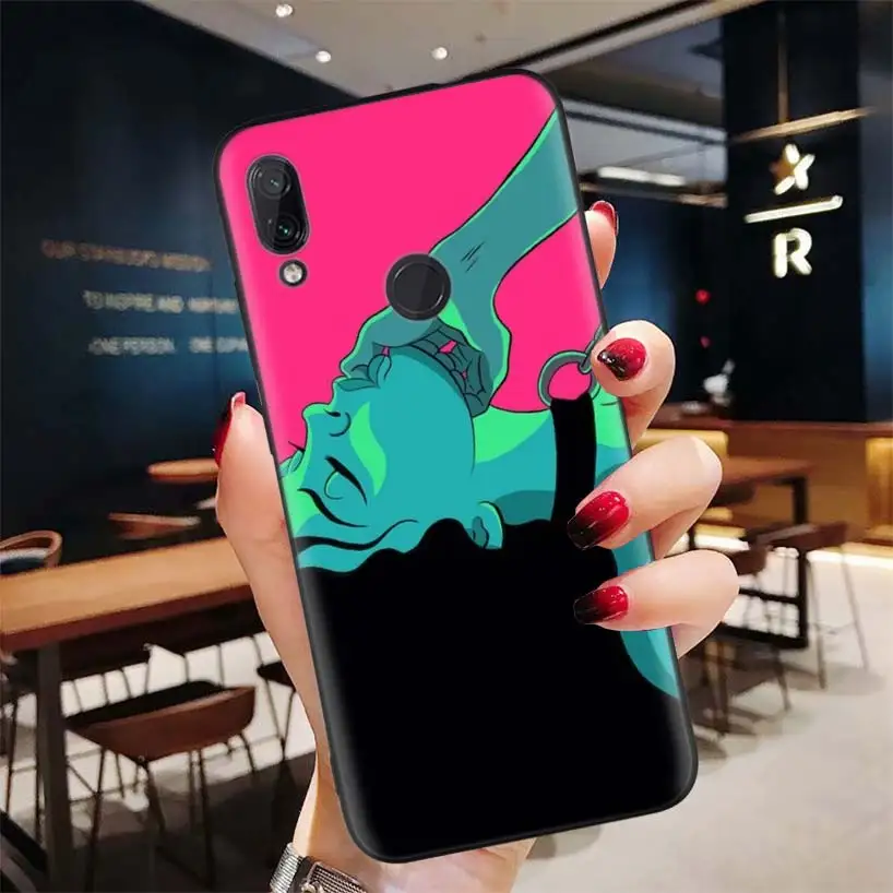 Сексуальная горячая девушка летний Swag арт черный чехол для Xiao mi Red mi Note 8 7 7S 7A 6 S2 GO K20 Pro+ 6A mi 6X 5X A1 CC 9 8 мягкий чехол для телефона