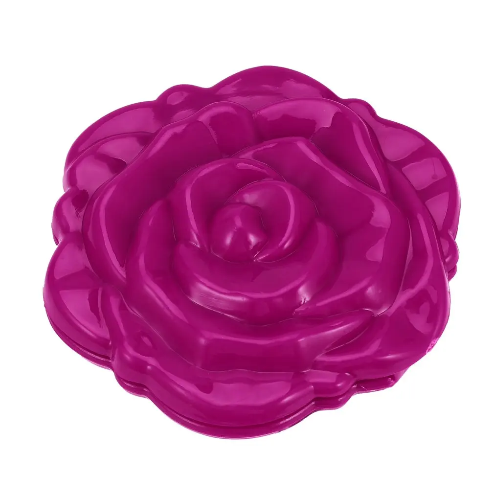 

Hot Selling 1 PC Beautiful 3D Cute Rose Shape Compact Cosmetic Mirror Cheap 2019