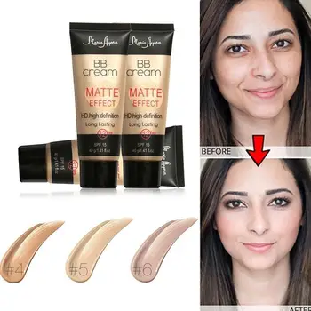 

40g Natural Fashion BB Cream Liquid Foundation Concealer Long Lasting Makeup Nude Beauty Essentials Liquid Foundation
