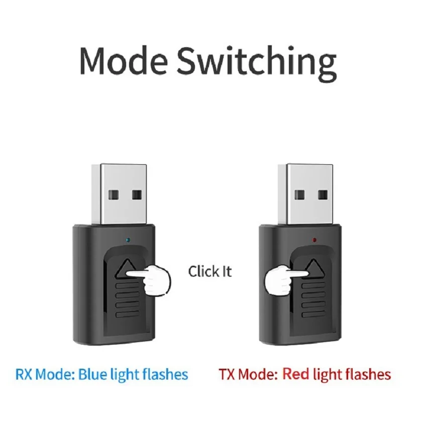Bluetooth 5 0 приемник передатчик мини стерео AUX RCA USB 3 мм разъем аудио для ТВ ПК