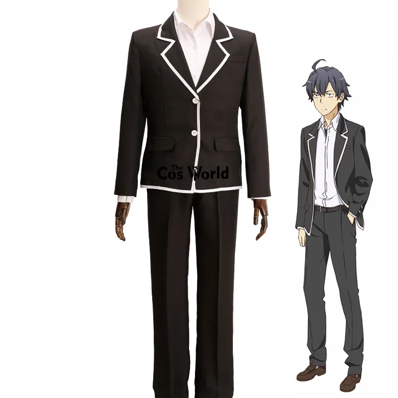 

My Youth Romantic Comedy Is Wrong As I Expected Hikigaya Hachiman School Uniform Outfit Anime Cosplay Costumes